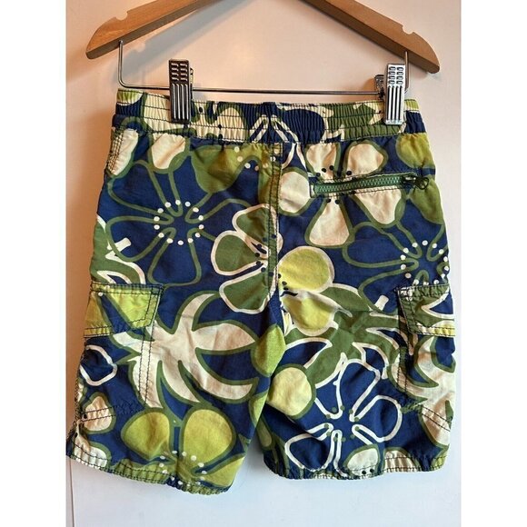 Baby‎ Gap Boys Size 2 Blue Yellow Tropical Swim Trunk - Picture 2 of 6